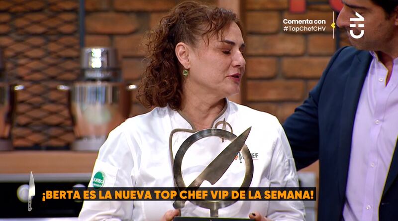 Berta Lasala se convirtió en la Top Chef de la semana.