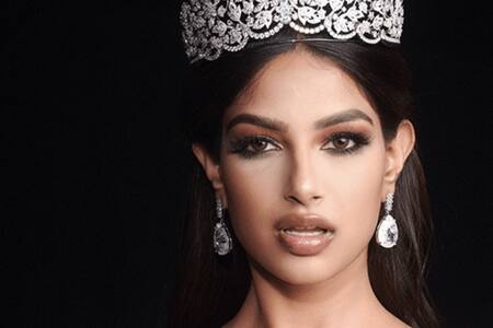 Ex Miss Universo Harnaaz Sandhu presume su figura con atrevido atuendo negro