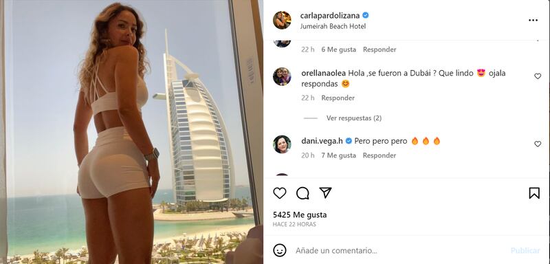 Carla Pardo, esposa de Claudio Bravo, luce una espectacular en sus vacaciones.