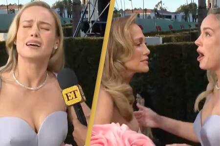 ¿Por qué Brie Larson y  Jennifer López se emocionaron hasta casi las lágrimas en los Globo de Oro?