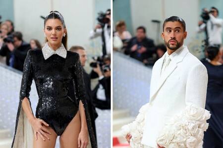 Estos son sus looks: Kendall Jenner y Bad Bunny llegan juntos al "after party" de la Met Gala 2023