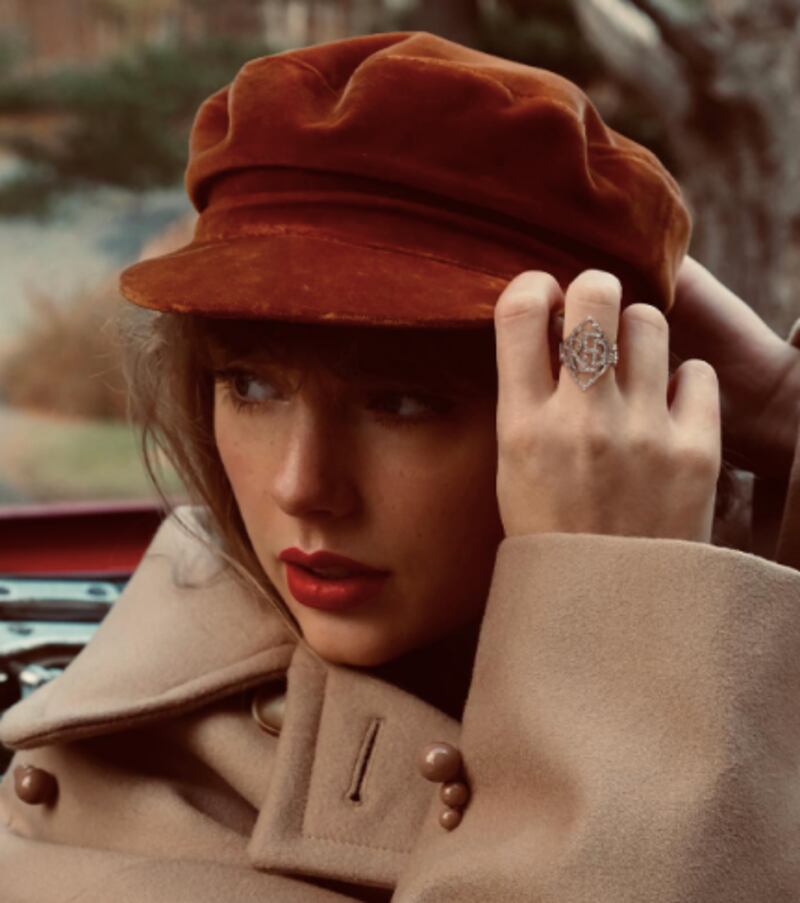 Carátula del álbum "Red" de Taylor Swift.