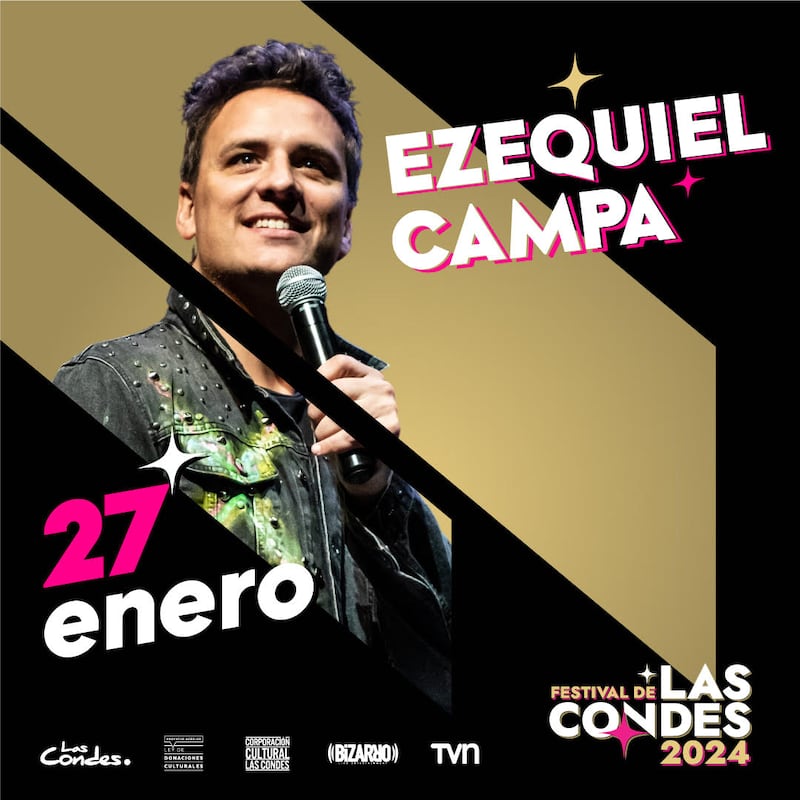 Ezequiel Campa se presentará el sábado 27 de enero en el Festival de Las Condes.