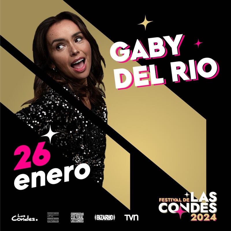 Gaby del Río se presentará en el primer día del Festival de Las Condes.